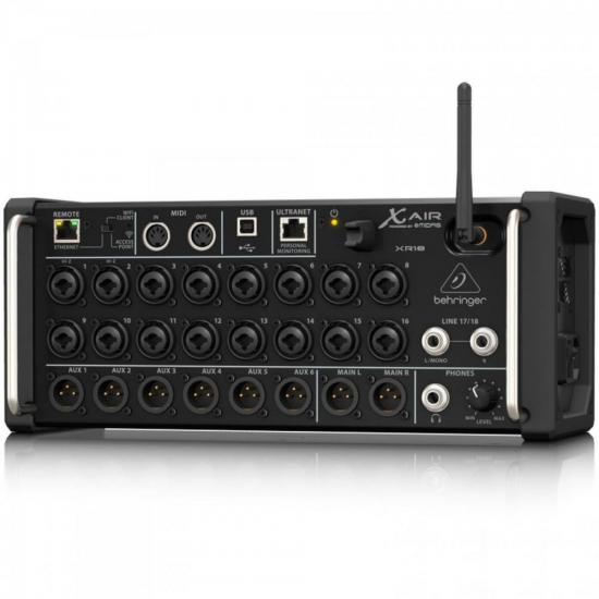 Mesa de Som 18 Canais X Air XR18 BEHRINGER por 5.399,00 à vista no boleto/pix ou parcele em até 12x sem juros. Compre na loja Mundomax!
