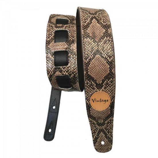 Correia Para Instrumentos Couro COBRA VT-SL-33 Marrom BASSO por 0,00 à vista no boleto/pix ou parcele em até 1x sem juros. Compre na loja Mundomax!