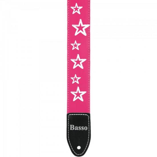 Correia para Instrumentos BASSO ESTRELAS SF-71-R Rosa por 39,90 à vista no boleto/pix ou parcele em até 1x sem juros. Compre na loja Mundomax!