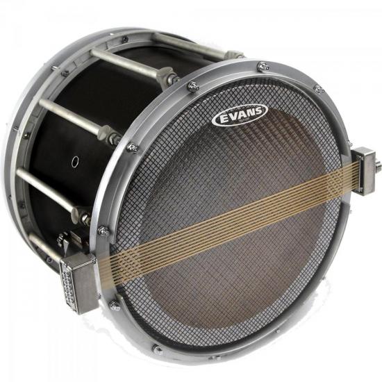 Pele Resposta Para Caixa 14\" SS14MH1 Transparente EVANS por 0,00 à vista no boleto/pix ou parcele em até 1x sem juros. Compre na loja Mundomax!