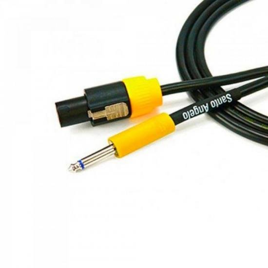 Cabo para Áudio SPEAKER x P10 Preto SANTO ANGELO por 0,00 à vista no boleto/pix ou parcele em até 1x sem juros. Compre na loja Mundomax!