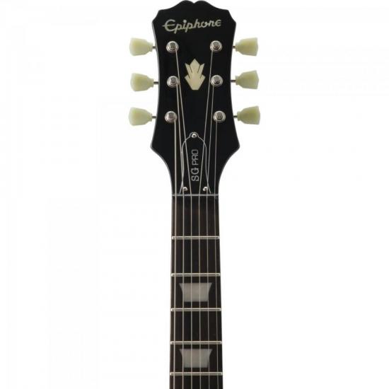 Guitarra EPIPHONE SG G400 PRO Ebony por 0,00 à vista no boleto/pix ou parcele em até 1x sem juros. Compre na loja Mundomax!
