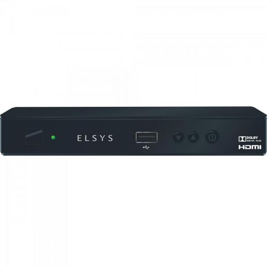 Receptor Digital e Analógico DUOMAX HD ETRS50 Preto ELSYS por 0,00 à vista no boleto/pix ou parcele em até 1x sem juros. Compre na loja Mundomax!