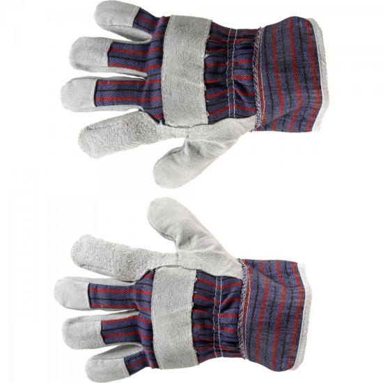 Luva de Raspa em Tecido CA 33038 Cinza/Azul BRASFORT por 17,90 à vista no boleto/pix ou parcele em até 1x sem juros. Compre na loja Mundomax!