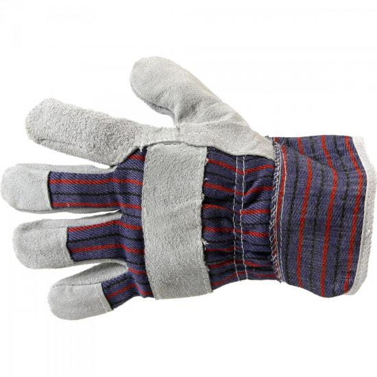 Luva de Raspa em Tecido CA 33038 Cinza/Azul BRASFORT por 17,90 à vista no boleto/pix ou parcele em até 1x sem juros. Compre na loja Mundomax!