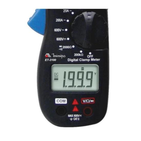 Alicate Amperímetro Digital Minipa ET-3100 200A Azul/Preto por 171,00 à vista no boleto/pix ou parcele em até 6x sem juros. Compre na loja Mundomax!