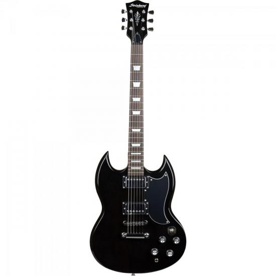 Guitarra STRINBERG SG CLG24 Preta por 0,00 à vista no boleto/pix ou parcele em até 1x sem juros. Compre na loja Mundomax!