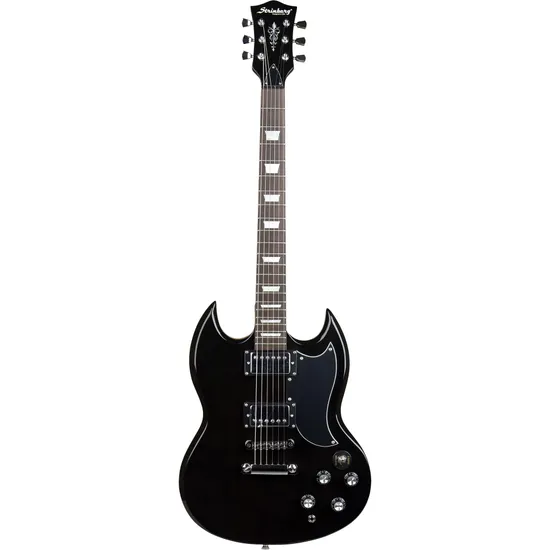 Guitarra STRINBERG SG CLG24 Preta por 0,00 à vista no boleto/pix ou parcele em até 1x sem juros. Compre na loja Mundomax!