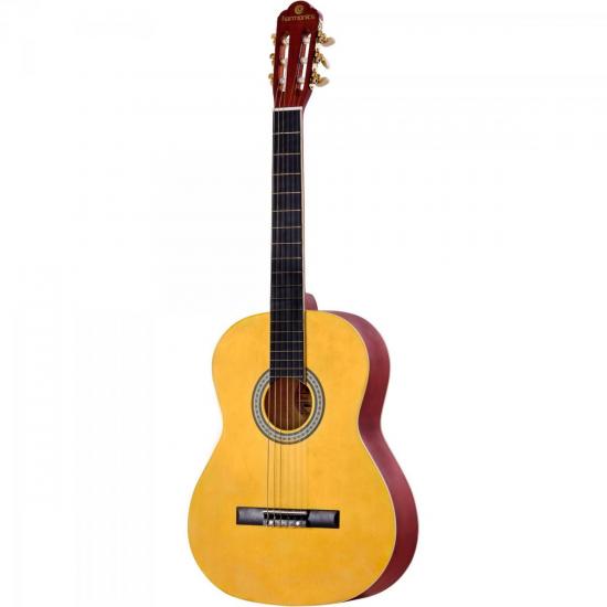 Violão HARMONICS Acústico Nylon GNA-110NTY Natural por 0,00 à vista no boleto/pix ou parcele em até 1x sem juros. Compre na loja Mundomax!