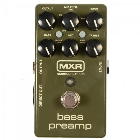 Pedal de Efeitos BASS PREAMP M81 Verde MXR por 0,00 à vista no boleto/pix ou parcele em até 1x sem juros. Compre na loja Mundomax!