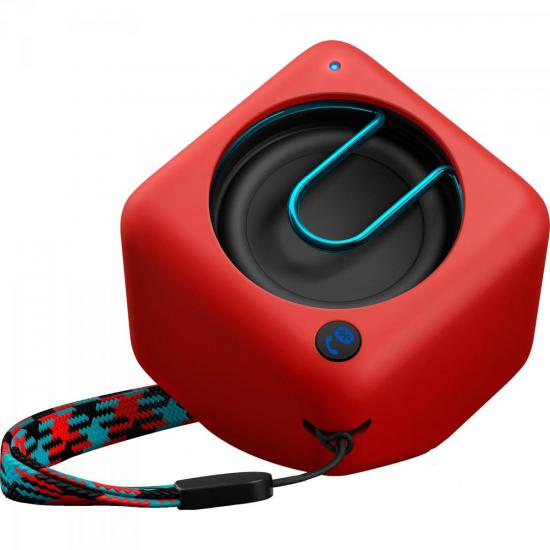 Caixa Multimídia 2W Wireless/Bluetooth/Microfone BT1300R/00 Vermelha por 0,00 à vista no boleto/pix ou parcele em até 1x sem juros. Compre na loja Mundomax!