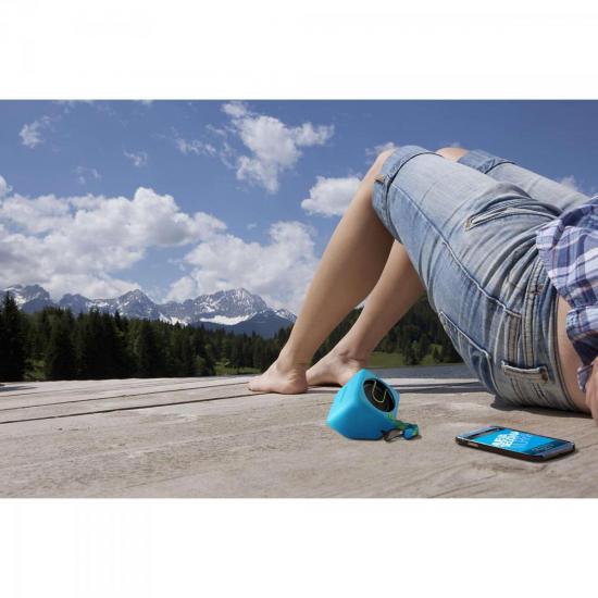 Caixa Multimídia 2W Wireless/Bluetooth/Microfone BT1300A/00 Azul PHILIPS por 0,00 à vista no boleto/pix ou parcele em até 1x sem juros. Compre na loja Mundomax!