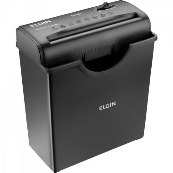 Fragmentadora de Papel 110V FR7061 Preta ELGIN por 0,00 à vista no boleto/pix ou parcele em até 1x sem juros. Compre na loja Mundomax!