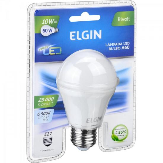 Lâmpada LED 10W Bivolt BULBO 6500K Branca Fria ELGIN por 0,00 à vista no boleto/pix ou parcele em até 1x sem juros. Compre na loja Mundomax!