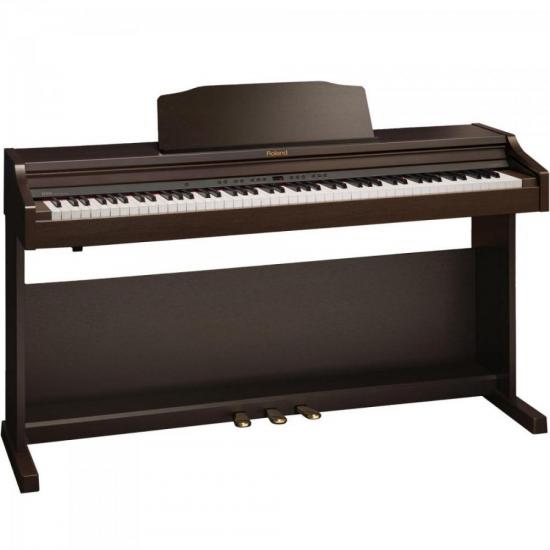 Piano Digital ROLAND RP-401R Marrom por 0,00 à vista no boleto/pix ou parcele em até 1x sem juros. Compre na loja Mundomax!