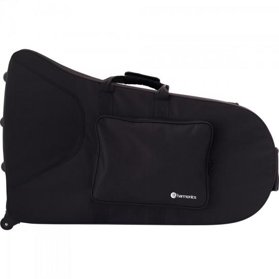 Tuba Bb 3/4 3 Pistos HBB-L332L Laqueada HARMONICS por 0,00 à vista no boleto/pix ou parcele em até 1x sem juros. Compre na loja Mundomax!