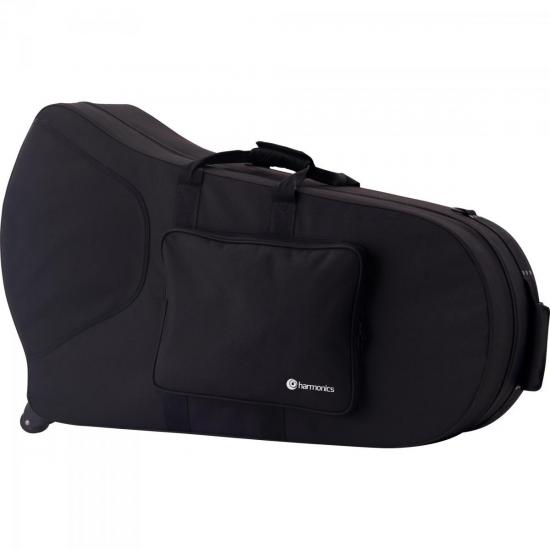 Tuba Bb 3/4 3 Pistos HBB-L332L Laqueada HARMONICS por 0,00 à vista no boleto/pix ou parcele em até 1x sem juros. Compre na loja Mundomax!