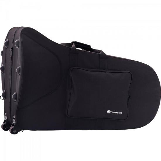 Tuba Bb 3/4 3 Pistos HBB-L332L Laqueada HARMONICS por 0,00 à vista no boleto/pix ou parcele em até 1x sem juros. Compre na loja Mundomax!