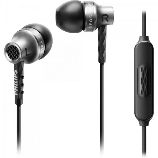 Fone de Ouvido Intra-Auricular com Microfone SHE9105SL/00 Preto PHILIPS por 0,00 à vista no boleto/pix ou parcele em até 1x sem juros. Compre na loja Mundomax!