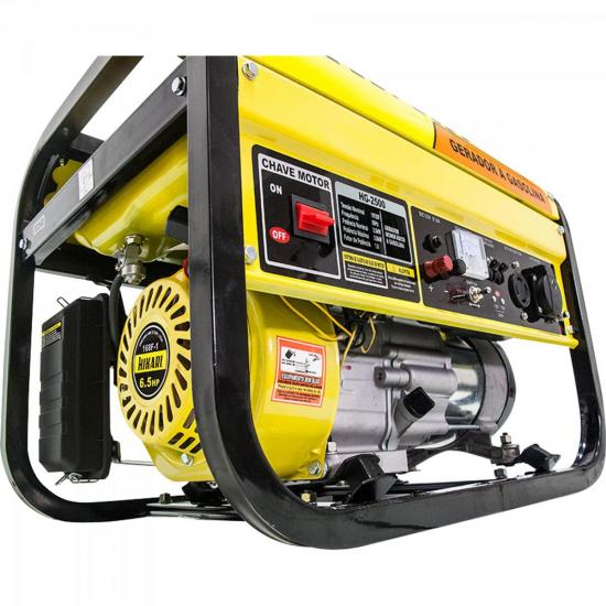 Gerador a Gasolina 2,2kW 13H HG-2000 Amarelo HIKARI por 0,00 à vista no boleto/pix ou parcele em até 1x sem juros. Compre na loja Mundomax!