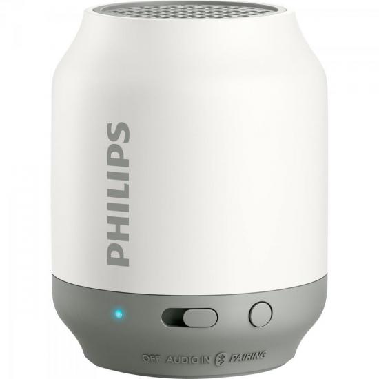 Caixa Multimídia 2W Bluetooth BT50WX/78 Branca e Cinza PHILIPS por 0,00 à vista no boleto/pix ou parcele em até 1x sem juros. Compre na loja Mundomax!