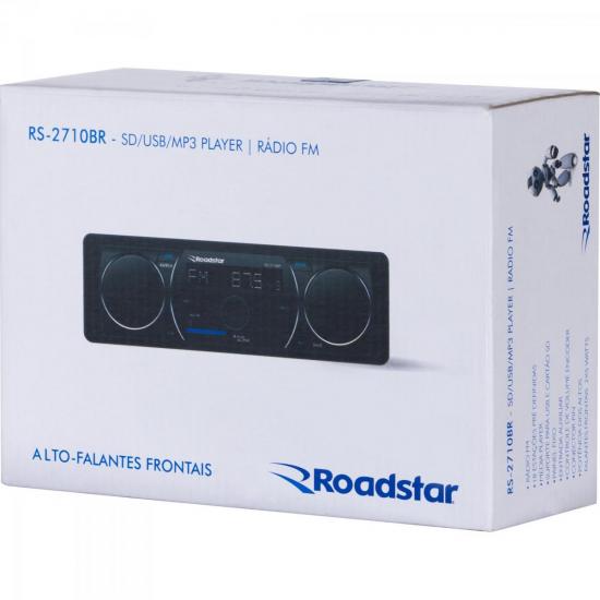 Auto Rádio USB/SD/AUX/FM RS-2710BR ROADSTAR por 0,00 à vista no boleto/pix ou parcele em até 1x sem juros. Compre na loja Mundomax!