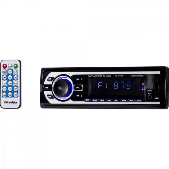 Auto Rádio USB/SD/AUX/FM/AM RS-2707BR ROADSTAR por 0,00 à vista no boleto/pix ou parcele em até 1x sem juros. Compre na loja Mundomax!