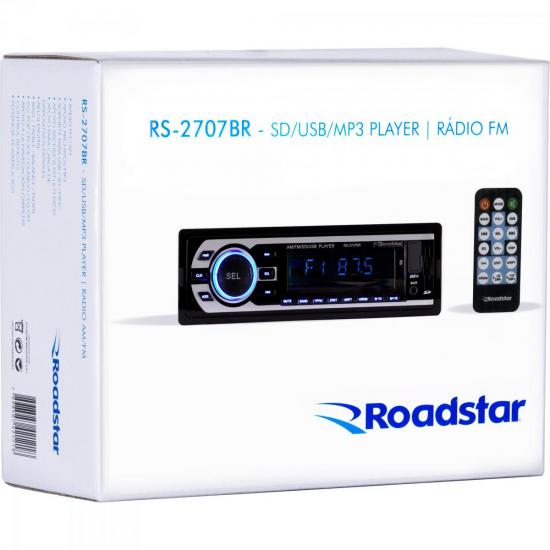 Auto Rádio USB/SD/AUX/FM/AM RS-2707BR ROADSTAR por 0,00 à vista no boleto/pix ou parcele em até 1x sem juros. Compre na loja Mundomax!