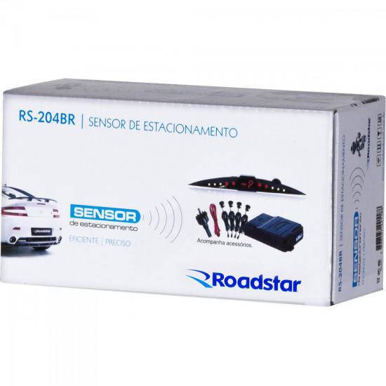 Sensor de Estacionamento 4 Pontos RS204BR Preto ROADSTAR por 0,00 à vista no boleto/pix ou parcele em até 1x sem juros. Compre na loja Mundomax!