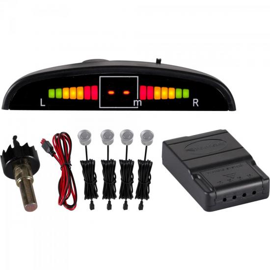 Sensor de Estacionamento 4 Pontos RS104BR Branco ROADSTAR por 0,00 à vista no boleto/pix ou parcele em até 1x sem juros. Compre na loja Mundomax!