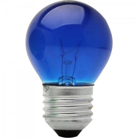 Lâmpada BOLINHA 15W 127V E27 BG45 Azul BRASFORT por 0,00 à vista no boleto/pix ou parcele em até 1x sem juros. Compre na loja Mundomax!