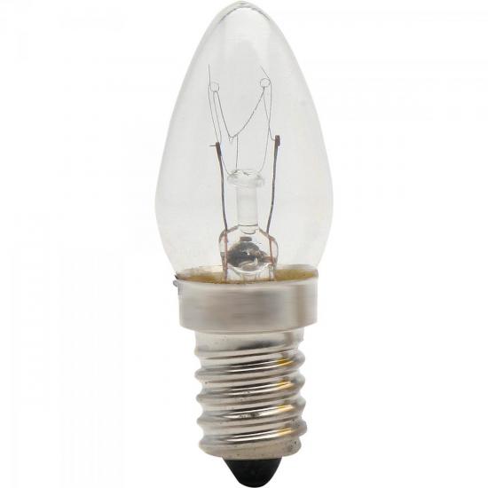 Lâmpada CHUPETINHA 7W 127V E14 CH24 Transparente BRASFORT por 0,00 à vista no boleto/pix ou parcele em até 1x sem juros. Compre na loja Mundomax!