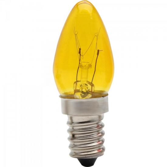 Lâmpada CHUPETINHA 7W 127V E14 CH24 Ambar BRASFORT por 2,90 à vista no boleto/pix ou parcele em até 1x sem juros. Compre na loja Mundomax!