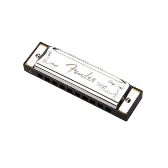 Gaita Diatônica Fender Blues Deluxe Em Ré (D) Prata por 139,00 à vista no boleto/pix ou parcele em até 5x sem juros. Compre na loja Mundomax!