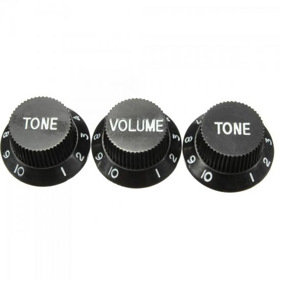 Set de Knobs para Guitarra FENDER Stratocaster VTT Preto por 54,99 à vista no boleto/pix ou parcele em até 2x sem juros. Compre na loja Mundomax!