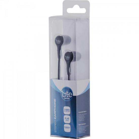 Fone de Ouvido EB-201BK Preto LITE por 0,00 à vista no boleto/pix ou parcele em até 1x sem juros. Compre na loja Mundomax!
