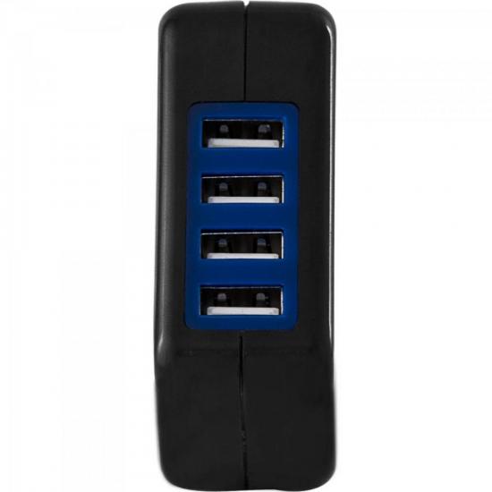 Fonte de Energia USB 4 Portas 4,2A UPS-101BK Preto FORTREK por 31,90 à vista no boleto/pix ou parcele em até 1x sem juros. Compre na loja Mundomax!