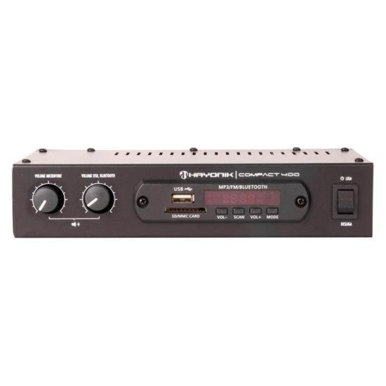 Amplificador 40W RMS com Bluetooth COMPACT 400 HAYONIK (58859)
