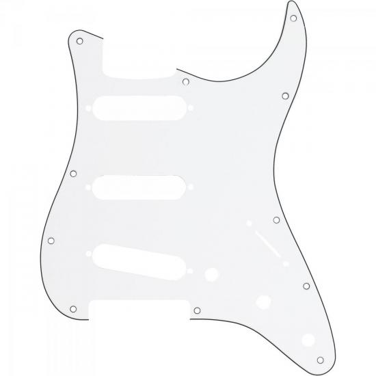 Escudo Fender SSS Para Guitarra Stratocaster Branco por 384,90 à vista no boleto/pix ou parcele em até 10x sem juros. Compre na loja Mundomax!