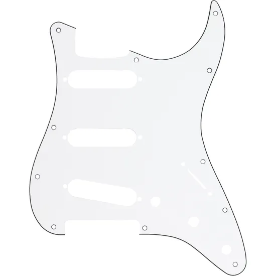 Escudo Fender SSS Para Guitarra Stratocaster Branco (58861)