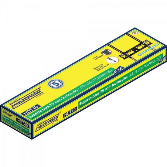 Suporte Articulado TV 32\" a 56\" HDT40 MULTIVISÃO por 0,00 à vista no boleto/pix ou parcele em até 1x sem juros. Compre na loja Mundomax!