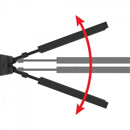 Suporte Telescópico para DVD SDVD-PLUS Preto MULTIVISÃO por 0,00 à vista no boleto/pix ou parcele em até 1x sem juros. Compre na loja Mundomax!