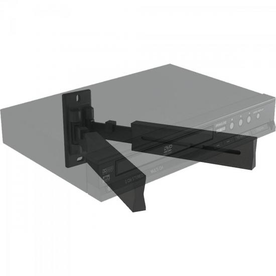 Suporte Telescópico para DVD SDVD-PLUS Preto MULTIVISÃO por 0,00 à vista no boleto/pix ou parcele em até 1x sem juros. Compre na loja Mundomax!