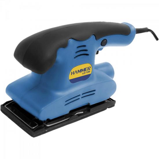 Lixadeira Orbital 135W 110V LO135 Azul HAMMER por 0,00 à vista no boleto/pix ou parcele em até 1x sem juros. Compre na loja Mundomax!