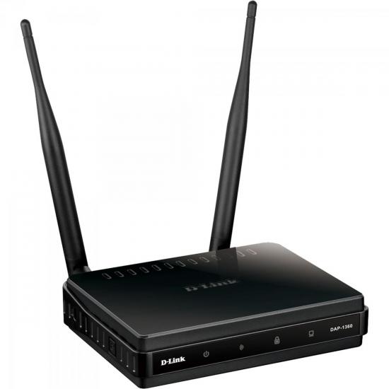 Repetidor Roteador Wireless 300Mbps DAP-1360 Preto D-LINK por 0,00 à vista no boleto/pix ou parcele em até 1x sem juros. Compre na loja Mundomax!
