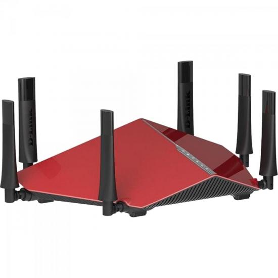 Roteador Wireless 3200Mbps DIR-890L Vermelho D-LINK por 0,00 à vista no boleto/pix ou parcele em até 1x sem juros. Compre na loja Mundomax!