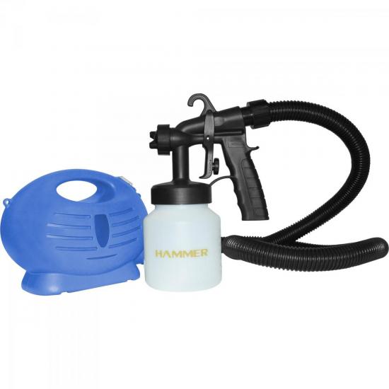 Pistola Pulverizadora 800ml 650W 220V PP650 Azul HAMMER por 0,00 à vista no boleto/pix ou parcele em até 1x sem juros. Compre na loja Mundomax!