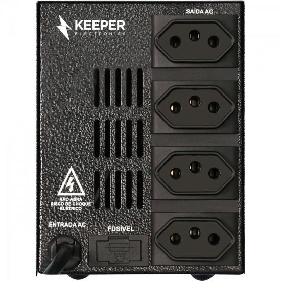 Protetor Eletrônico 1050VA Bivolt PROTETOR I Preto KEEPER por 0,00 à vista no boleto/pix ou parcele em até 1x sem juros. Compre na loja Mundomax!