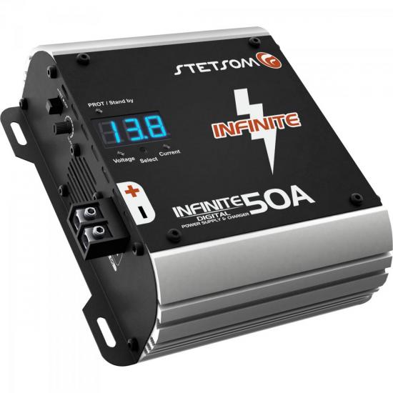 Fonte Carregadora INFINITE 50 Preto STETSOM por 0,00 à vista no boleto/pix ou parcele em até 1x sem juros. Compre na loja Mundomax!