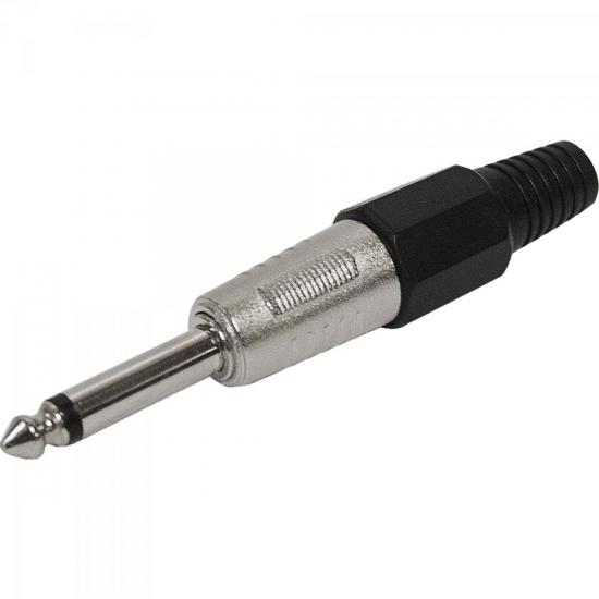 Plug P10 Mono Plástico PGPZ0019 Preto STORM 10 unidades por 18,00 à vista no boleto/pix ou parcele em até 1x sem juros. Compre na loja Mundomax!